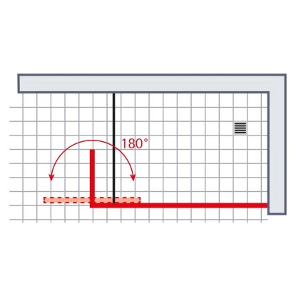 Schulte AlexaStyle 2.0 Duschwand Walk In Mit Bewegl. Element 80 X 30 X 190 Cm 3 Schulte AlexaStyle 2.0 Duschwand Walk In Mit Bewegl. Element 80 X 30 X 190 Cm – Bild 3