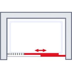 Schulte Schiebetür Mit Festelement Links Für Nischen MasterClass BxH 160x200 Cm 7 Schulte Schiebetür Mit Festelement Links Für Nischen MasterClass BxH 160x200 Cm -Grohe Geschäft 4060991028854 2053 03