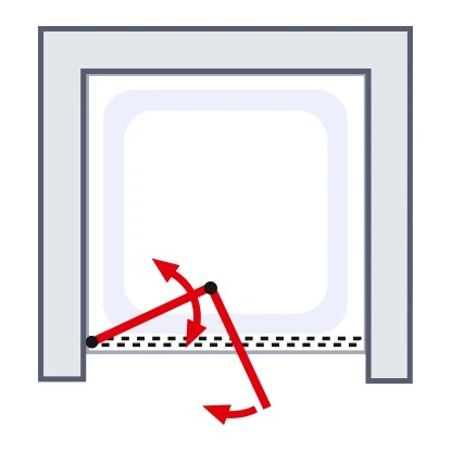 Schulte Garant Drehfalttür In Nische 80 X 200 Cm Anschlag Rechts 5 Schulte Garant Drehfalttür In Nische 80 X 200 Cm Anschlag Rechts – Bild 5