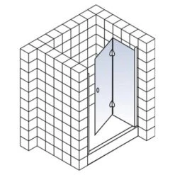 Schulte Garant Drehfalttür In Nische 80 X 200 Cm Anschlag Rechts 11 Schulte Garant Drehfalttür In Nische 80 X 200 Cm Anschlag Rechts -Grohe Geschäft 4060991033551 6