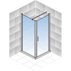 Schulte ExpressPlus Drehtür AlexaStyle2.0 Alunatur Hell 80x80x192cm -Grohe Geschäft 4060991037528 2053 5