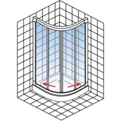 Schulte ExpressPlus Runddusche Kristall/Trend Inkl. Duschwanne 80x80cm 12 Schulte ExpressPlus Runddusche Kristall/Trend Inkl. Duschwanne 80x80cm -Grohe Geschäft 4060991038143 2053 5
