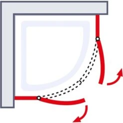 Schulte ExpressPlus Runddusche Garant 4-tlg. Alu-Natur Radius 55cm 10 Schulte ExpressPlus Runddusche Garant 4-tlg. Alu-Natur Radius 55cm -Grohe Geschäft 4060991038679 2053 6
