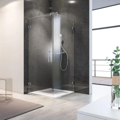 Schulte Drehtür Davita Inkl. Seitenwand Mit Stabgriff Echtglas Chrom 1 Schulte Drehtür Davita Inkl. Seitenwand Mit Stabgriff Echtglas Chrom