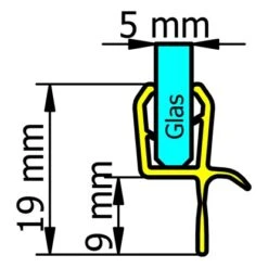 Schulte Wasserabweisprofil Waagerecht Für Badewannenaufsatz Mit 5 Mm Glas -Grohe Geschäft 4060991050923 6