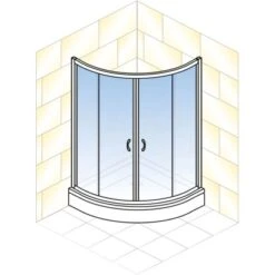 Schulte ExpressPlus Runddusche Sunny Sicherheitsglas Alpinweiß 190x90x90cm 12 Schulte ExpressPlus Runddusche Sunny Sicherheitsglas Alpinweiß 190x90x90cm -Grohe Geschäft 4060991051098 2053 5