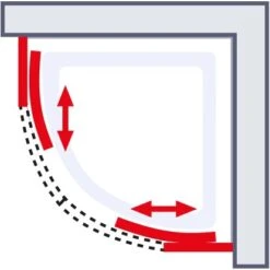 Schulte Runddusche II Kristall/Trend Aluminiumprofilen BxTxH 80 X 80 X 185 Cm 7 Schulte Runddusche II Kristall/Trend Aluminiumprofilen BxTxH 80 X 80 X 185 Cm -Grohe Geschäft 4060991051180 2053 03