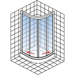 Schulte Runddusche II Kristall/Trend Aluminiumprofilen BxTxH 80 X 80 X 185 Cm 8 Schulte Runddusche II Kristall/Trend Aluminiumprofilen BxTxH 80 X 80 X 185 Cm -Grohe Geschäft 4060991051180 2053 04