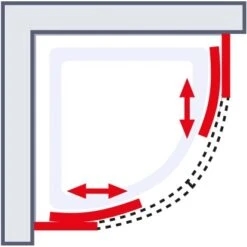 Schulte ExpressPlus Runddusche Sunny Sicherheitsglas Chromoptik 190x90x90cm 14 Schulte ExpressPlus Runddusche Sunny Sicherheitsglas Chromoptik 190x90x90cm -Grohe Geschäft 4060991051197 2053 6