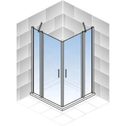 Schulte Eckeinstieg 4-tlg. Alexa Style 2.0 Alu-Natur Depoli Light 90x90x192 Cm 8 Schulte Eckeinstieg 4-tlg. Alexa Style 2.0 Alu-Natur Depoli Light 90x90x192 Cm -Grohe Geschäft 4060991051203 2053 5