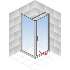 Schulte Alexa Style 2.0 Drehtür Inkl. Seitenwand BlackStyle 80 X 80 X 192cm 16 Schulte Alexa Style 2.0 Drehtür Inkl. Seitenwand BlackStyle 80 X 80 X 192cm -Grohe Geschäft 4060991055867 2053 5