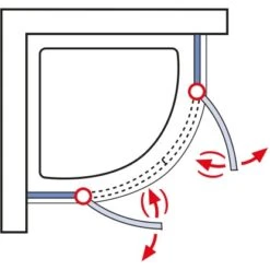 Schulte ExpressPlus Runddusche Garant Mit Duschwanne Chromoptik 200x90x90 16 Schulte ExpressPlus Runddusche Garant Mit Duschwanne Chromoptik 200x90x90 -Grohe Geschäft 4060991055973 2053 6