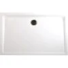 Schulte ExpressPlus Duschwanne Eckig Extra-flach Mineralguss Asym. 80x100cm