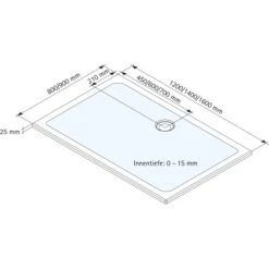Schulte ExpressPlus Duschwanne Schulte-plan Eckig Mineralguss 80x90cm 9 Schulte ExpressPlus Duschwanne Schulte-plan Eckig Mineralguss 80x90cm -Grohe Geschäft 4060991056499 2053 3