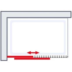 Schulte Alexa Style 2.0 Duschwand Walk In Schiebetür BlackStyle120 X 200cm 9 Schulte Alexa Style 2.0 Duschwand Walk In Schiebetür BlackStyle120 X 200cm -Grohe Geschäft 4060991056734 2053 6