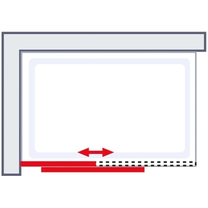 Schulte Alexa Style 2.0 Duschwand Walk In Schiebetür BlackStyle120 X 200cm 5 Schulte Alexa Style 2.0 Duschwand Walk In Schiebetür BlackStyle120 X 200cm – Bild 5