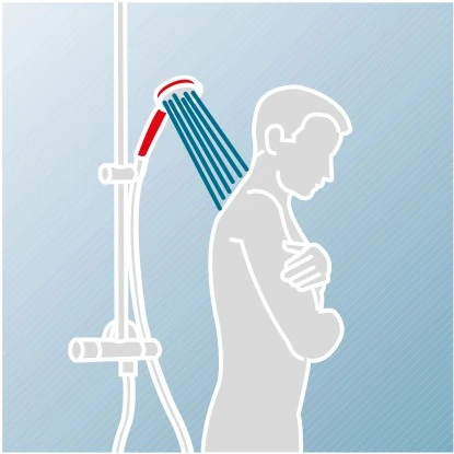 Schulte Duschsystem Rain Classic Mit Thermostat Kopfbrause Rund 3 Schulte Duschsystem Rain Classic Mit Thermostat Kopfbrause Rund – Bild 3