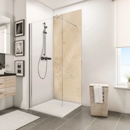 Schulte Duschrückwand DecoDesign Hochglanz Kalkstein-hell 100 Cm X 210 Cm 1 Schulte Duschrückwand DecoDesign Hochglanz Kalkstein-hell 100 Cm X 210 Cm