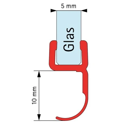 Schulte Dichtprofil Mittig Vertikal Für Badewannenfaltwand Mit 5 Mm Glas 2 Schulte Dichtprofil Mittig Vertikal Für Badewannenfaltwand Mit 5 Mm Glas – Bild 2