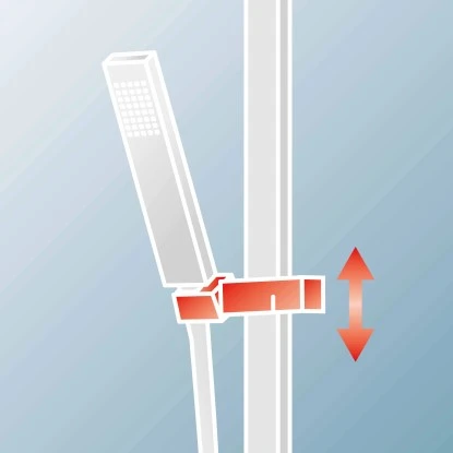 Schulte Duschsystem Rain II Mit Ablage White Style Thermostat 6 Schulte Duschsystem Rain II Mit Ablage White Style Thermostat – Bild 6