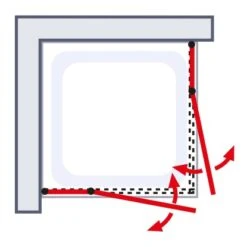 Schulte ExpressPlus Eckeinstieg AlexaStyle2.090 X 90 X 192 Cm 4-teilig 9 Schulte ExpressPlus Eckeinstieg AlexaStyle2.090 X 90 X 192 Cm 4-teilig -Grohe Geschäft 4060991064074 2053 4 6