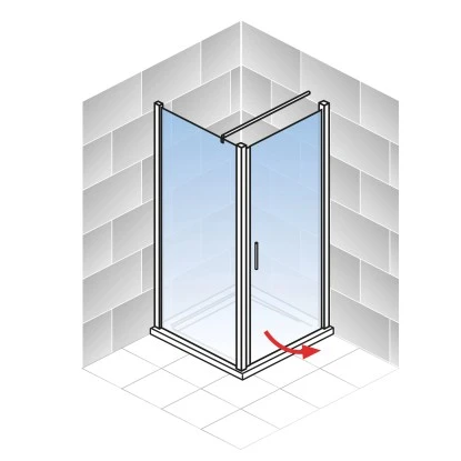 Schulte Alexa Style 2.0 Drehtür Inklusive Seitenwand 80 X 90 X 192 Cm 4 Schulte Alexa Style 2.0 Drehtür Inklusive Seitenwand 80 X 90 X 192 Cm – Bild 4