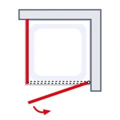 Schulte Sunny Drehtür Mit Verkürzter Seitenwand Echtglas Klar Alpinweiß 13 Schulte Sunny Drehtür Mit Verkürzter Seitenwand Echtglas Klar Alpinweiß -Grohe Geschäft 4060991064180 5