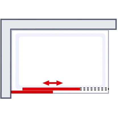 Schulte Walk In Schiebetür Toura Rollen 200 X 120 Cm Schwarz Klar Hell Festel. L 6 Schulte Walk In Schiebetür Toura Rollen 200 X 120 Cm Schwarz Klar Hell Festel. L – Bild 6