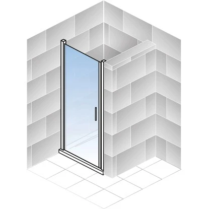 Schulte Drehtür Toura Nische Pendelbar Schwarz 200 X 90 Cm Klar Hell Anschlag L 6 Schulte Drehtür Toura Nische Pendelbar Schwarz 200 X 90 Cm Klar Hell Anschlag L – Bild 6