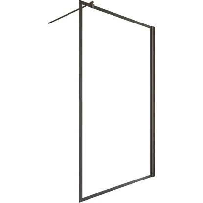 Schulte Walk In Frontteil Alexa Style 2.0 Dekor Frame Mattschwarz 200 X 140 Cm 2 Schulte Walk In Frontteil Alexa Style 2.0 Dekor Frame Mattschwarz 200 X 140 Cm – Bild 2