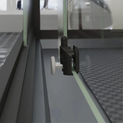 Schulte ExpressPlus Komplettdusche-Schiebetür Bali Mattschwarz 215 Cm X 115 Cm 6 Schulte ExpressPlus Komplettdusche-Schiebetür Bali Mattschwarz 215 Cm X 115 Cm – Bild 6