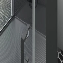 Schulte ExpressPlus Komplettdusche-Schiebetür Bali Mattschwarz 215 Cm X 115 Cm 19 Schulte ExpressPlus Komplettdusche-Schiebetür Bali Mattschwarz 215 Cm X 115 Cm -Grohe Geschäft 4060991074998 2053 CU 09