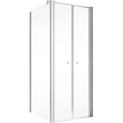 Schulte ExpressPlus Pendeltür Und Seitenwand Garant 2.0 Alu-Natur 200 Cm X 90 Cm 2 Schulte ExpressPlus Pendeltür Und Seitenwand Garant 2.0 Alu-Natur 200 Cm X 90 Cm – Bild 2