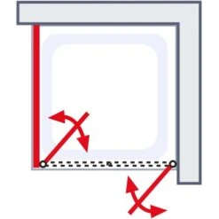 Schulte ExpressPlus Pendeltür Und Seitenwand Garant 2.0 Chromoptik 200 X 80 Cm 8 Schulte ExpressPlus Pendeltür Und Seitenwand Garant 2.0 Chromoptik 200 X 80 Cm -Grohe Geschäft 4060991076244 2053 AI 01