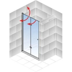 Schulte ExpressPlus Drehfalttür In Nische Garant 2.0 Chromoptik 200 Cm X 90 Cm 9 Schulte ExpressPlus Drehfalttür In Nische Garant 2.0 Chromoptik 200 Cm X 90 Cm -Grohe Geschäft 4060991076435 2053 AI 01
