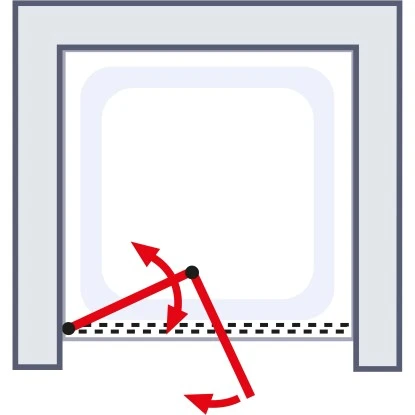Schulte ExpressPlus Drehfalttür In Nische Garant 2.0 Chromoptik 200 Cm X 90 Cm 4 Schulte ExpressPlus Drehfalttür In Nische Garant 2.0 Chromoptik 200 Cm X 90 Cm – Bild 4