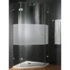 Schulte Fünfeckdusche Davita 3-teilig Dekor Dezent