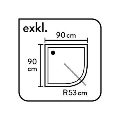 Baliv Duschkabine DUK-90.50R 90 Cm X 90 Cm Chrom 8 Baliv Duschkabine DUK-90.50R 90 Cm X 90 Cm Chrom – Bild 8