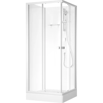 Baliv Komplettdusche DUK-85.110KE 85 Cm X 85 Cm Silber Matt 2 Baliv Komplettdusche DUK-85.110KE 85 Cm X 85 Cm Silber Matt – Bild 2