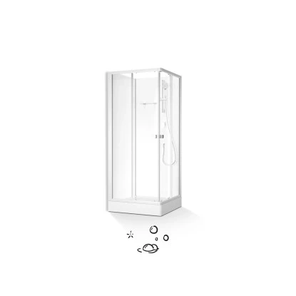 Baliv Komplettdusche DUK-85.110KE 85 Cm X 85 Cm Silber Matt 8 Baliv Komplettdusche DUK-85.110KE 85 Cm X 85 Cm Silber Matt – Bild 8