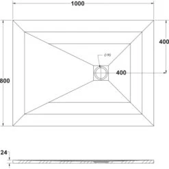 Ottofond Duschwanne Strato 100 Cm X 80 Cm X 2,4 Cm Weiß 7 Ottofond Duschwanne Strato 100 Cm X 80 Cm X 2,4 Cm Weiß -Grohe Geschäft 440896 3209 4