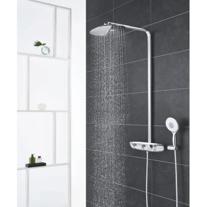 Grohe Duschsystem Rainshower SmartControl 360 Mono Chrom Mit Thermostatbatterie 2 Grohe Duschsystem Rainshower SmartControl 360 Mono Chrom Mit Thermostatbatterie – Bild 2