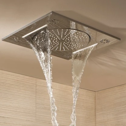 Grohe Deckenbrause Rainshower F-Series 15" Chrom 3 Strahlarten 2 Grohe Deckenbrause Rainshower F-Series 15" Chrom 3 Strahlarten – Bild 2