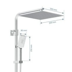 Schütte Überkopf-Brauseset Ocean Mit Thermostat-Ablage Chrom-Weiß 10 Schütte Überkopf-Brauseset Ocean Mit Thermostat-Ablage Chrom-Weiß -Grohe Geschäft 4731808 2759 3