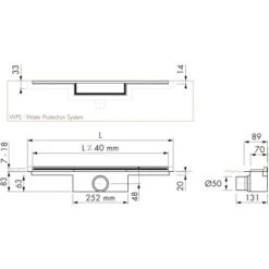 ESS Easy Drain Duschrinne M-Line 80 Cm Komplettset Sperrwasserhöhe 50 Mm 9 ESS Easy Drain Duschrinne M-Line 80 Cm Komplettset Sperrwasserhöhe 50 Mm -Grohe Geschäft 4850111 4850293 4850830 tz