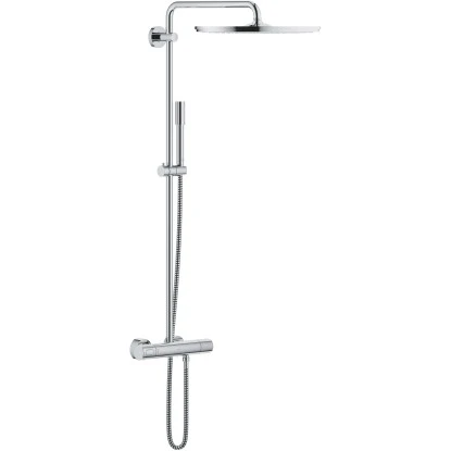 Grohe Duschsystem Rainshower 400 Mit Chrom Thermostatbatterie 1 Grohe Duschsystem Rainshower 400 Mit Chrom Thermostatbatterie
