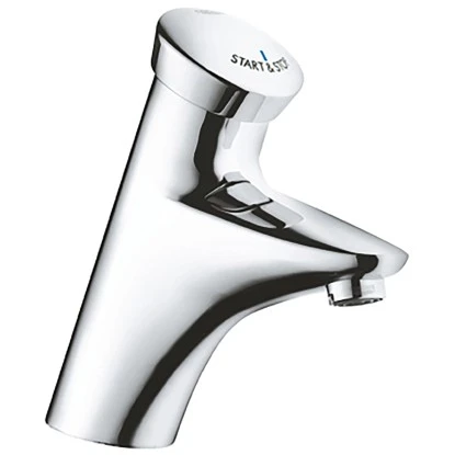 Grohe Selbstschluss-Waschtischbatterie Eurodisc SE Ohne Mischung Chrom 1 Grohe Selbstschluss-Waschtischbatterie Eurodisc SE Ohne Mischung Chrom