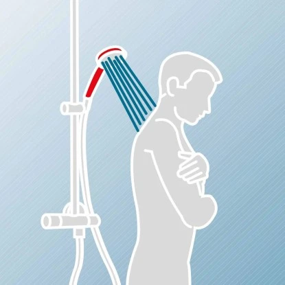 Schulte Duschsystem DuschMaster Rain Classic Rund Edelstahloptik 3 Schulte Duschsystem DuschMaster Rain Classic Rund Edelstahloptik – Bild 3