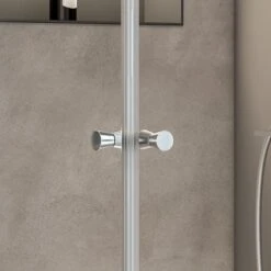 Schulte Eckeinstieg Mit Schiebetüren Sunny 180 Cm X 75-90 Cm Schwarz Klarglas -Grohe Geschäft 5777008 CU 01 3