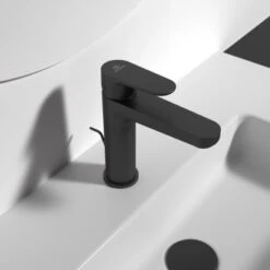 Ideal Standard Waschtischarmatur Cerafine O Mit Ablaufgarnitur 12 Cm Silk Black -Grohe Geschäft 605934 3049 6